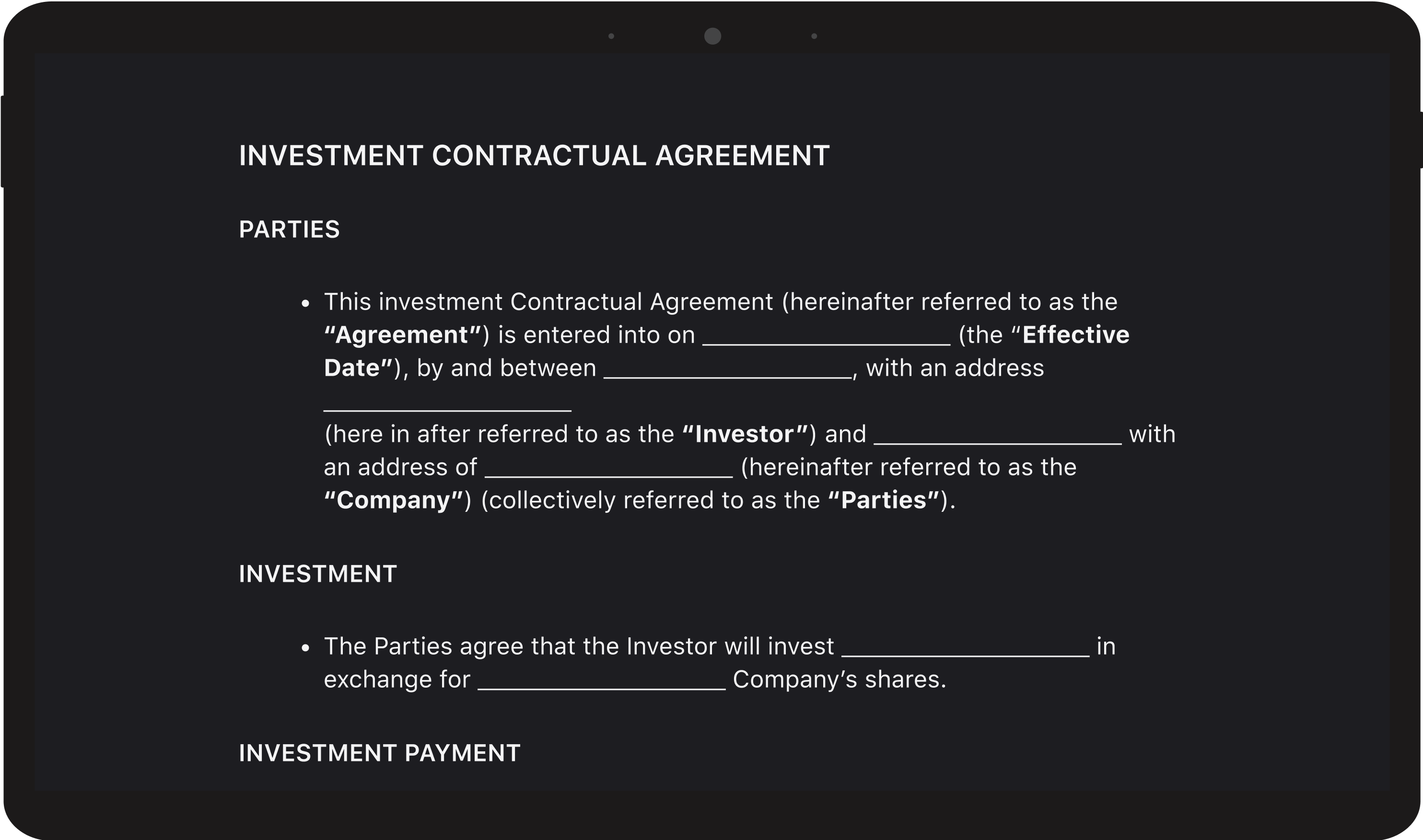 agreement